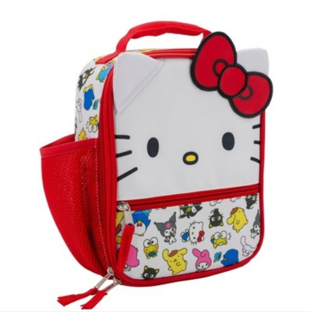 Hello Kitty Red and White Kids Lunch Bag
